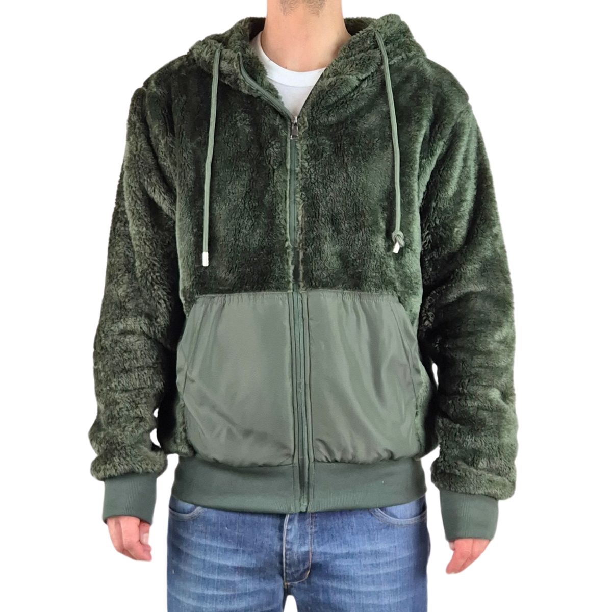 LIKE SHOP - Polerón Peludo Hombre Premium Con Cierre 0255