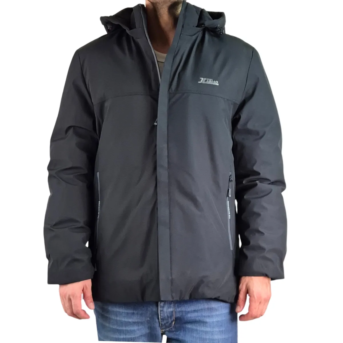 LIKE SHOP - Parka Chaqueta Hombre Forro Piel Calidad Premium Gruesa 2066