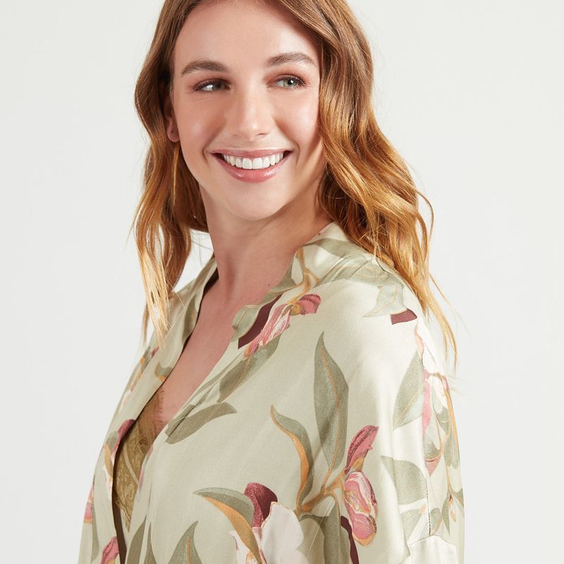 BARBIZON - Bata de Mujer Adela Verde