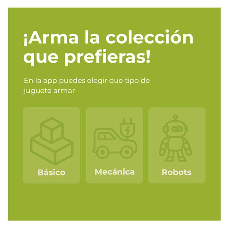 MAKERZOID - Robot Makerzoid Bloques Armables Diverse Building Blocks