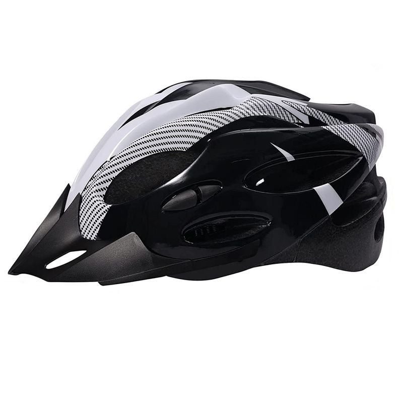 IMPORTCLICK - Casco Blanco Bicicleta Profesional Full Seguridad Luz - Blanco