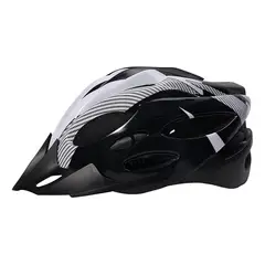 IMPORTCLICK - Casco Blanco Bicicleta Profesional Full Seguridad Luz - Blanco