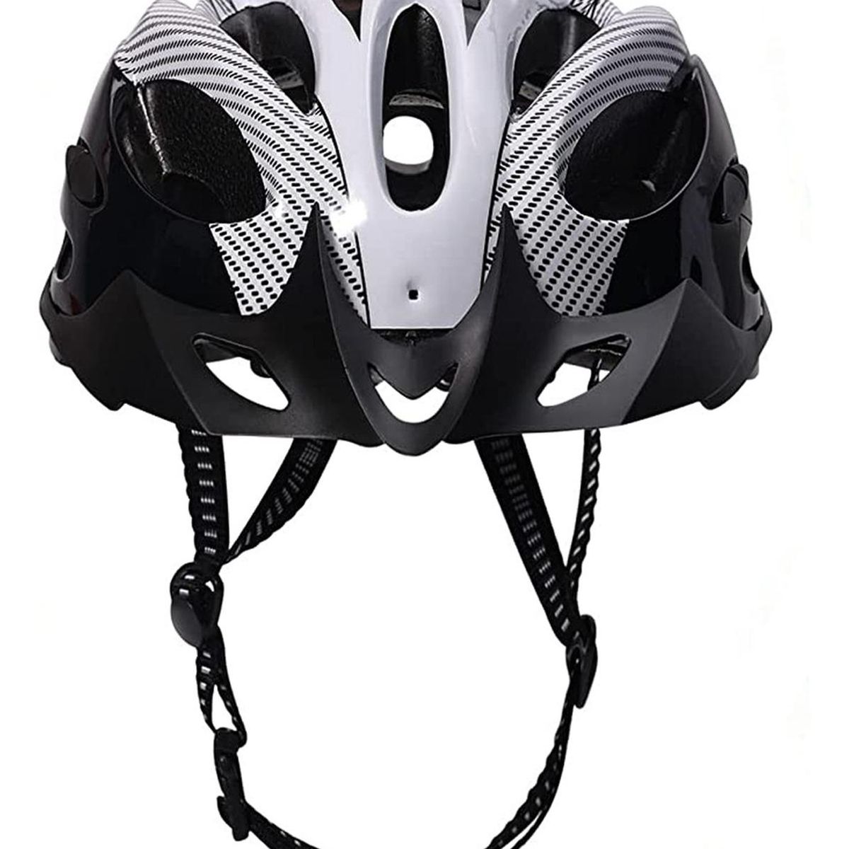 IMPORTCLICK - Casco Blanco Bicicleta Profesional Full Seguridad Luz - Blanco