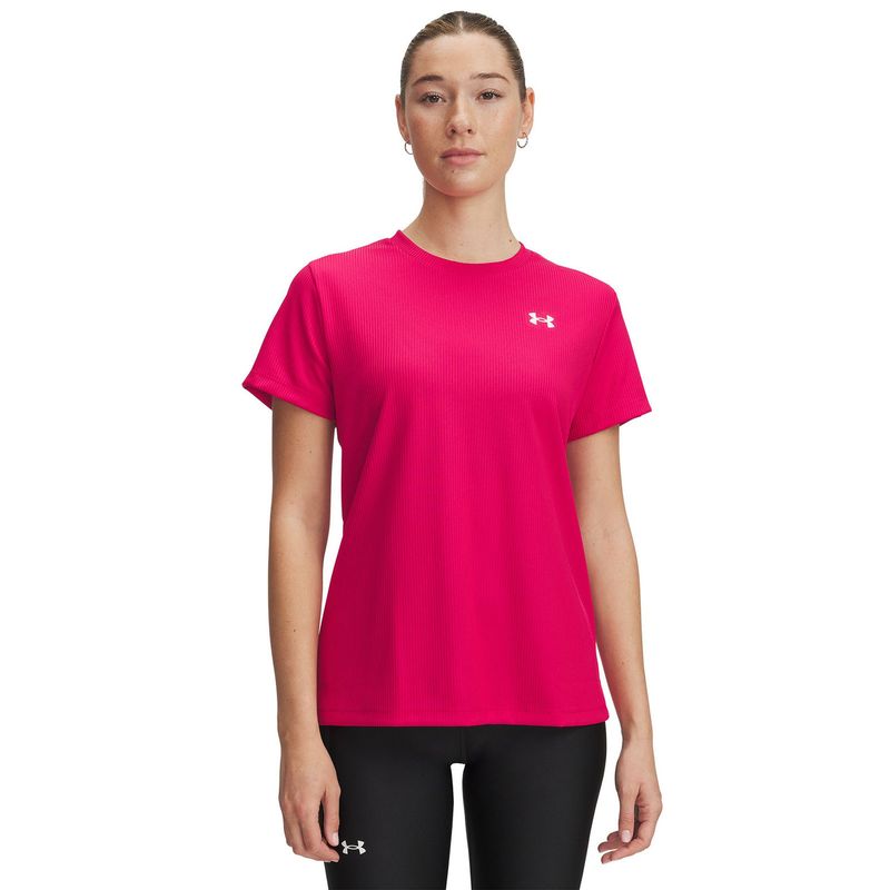 UNDER ARMOUR - Polera Manga Corta UA Tech Mujer Fucsia UNDER ARMOUR