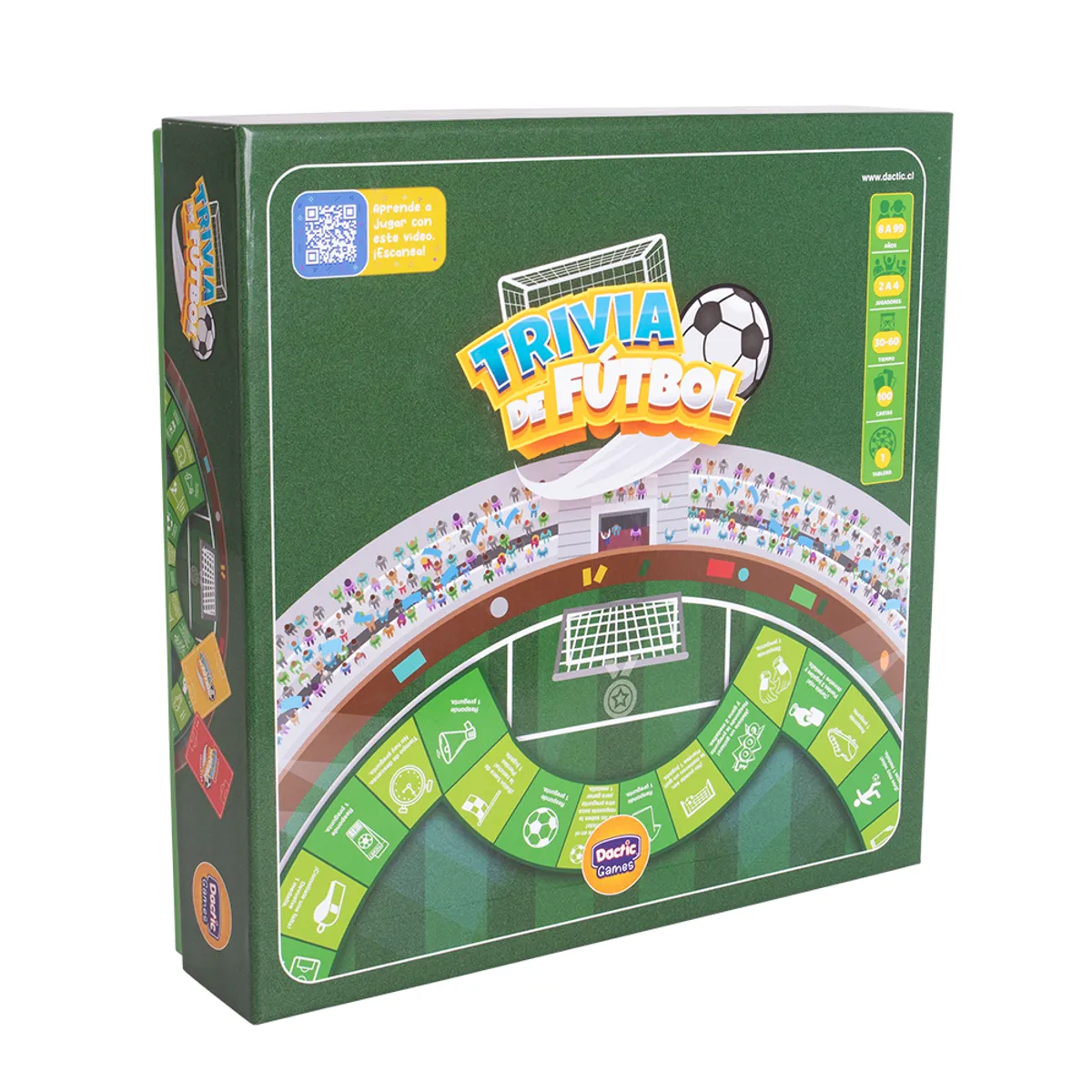 DACTIC - Juego de Mesa Trivia de Futbol Original