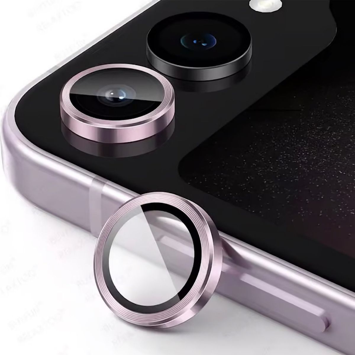 GENERICO - Protector De Camara Para Samsung Z Flip 4 - Rosado