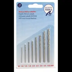 LATINA - 27217 JUEGO DE 8 BROCAS HSS CON COBALTO