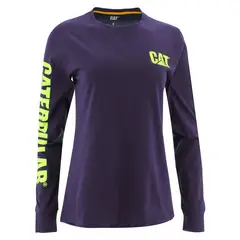 CAT - Polera Trademark Banner Mujer Morado