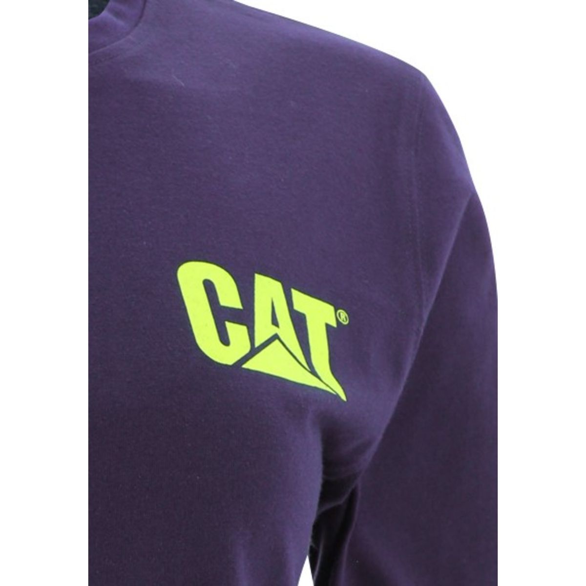 CAT - Polera Trademark Banner Mujer Morado CAT