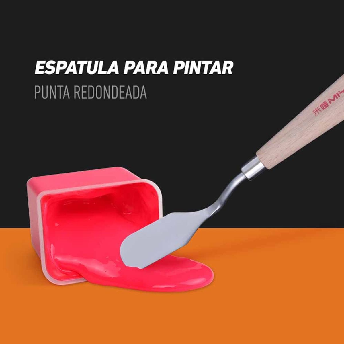 MIYA - Espatula Plana Himi-miya Para Arte Y Creacion