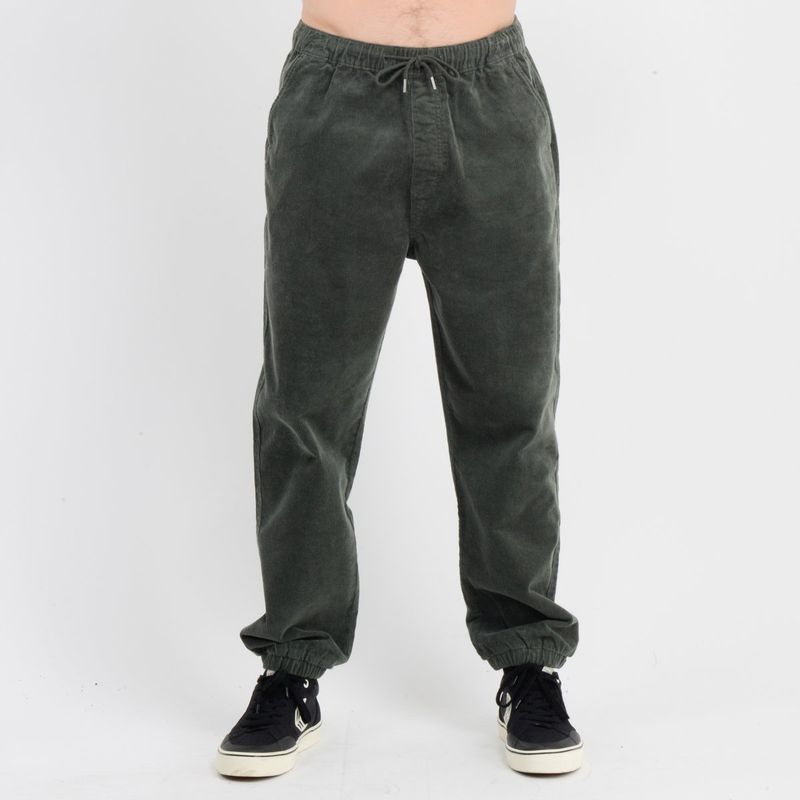 O'NEILL - PANTALON COTELE SLIDER  VERDE OSCURO