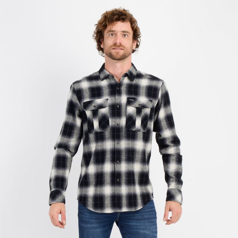 O'NEILL - CAMISA FRANELA REDMOND NEGRO