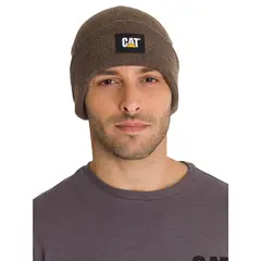 CAT - Gorro Label Cuff Beanie Unisex Café