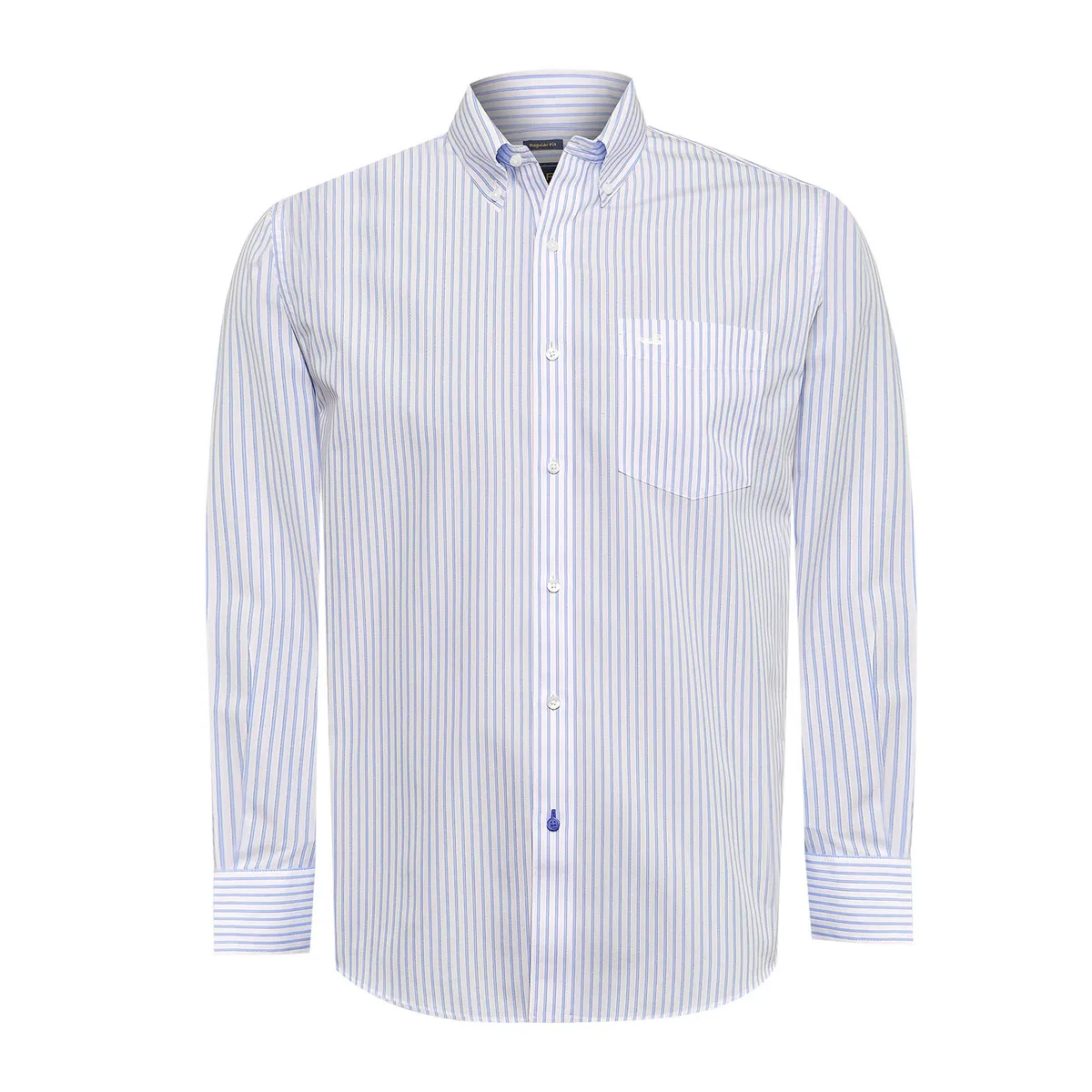 ROCKFORD - Camisa Cuello Button-Down Hombre Easyiron Azul ROCKFORD