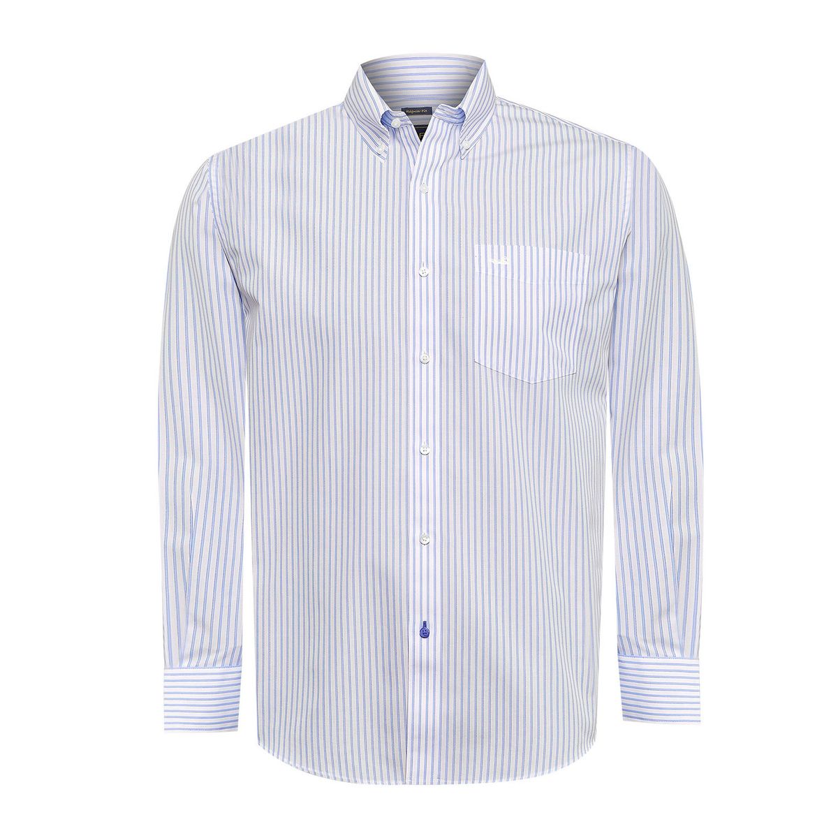 ROCKFORD - Camisa Cuello Button-Down Hombre Easyiron Azul ROCKFORD