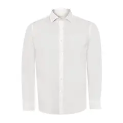 ROCKFORD - Camisa Cuello Italiano Hombre Easyitsol Blanco