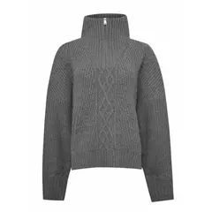 ROCKFORD - Chaleco Alpaca Mujer Kun Gris