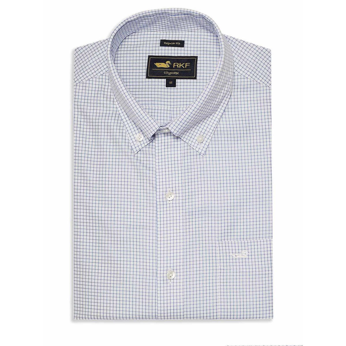 ROCKFORD - Camisa Cuello Button-Down Hombre WF Celeste ROCKFORD
