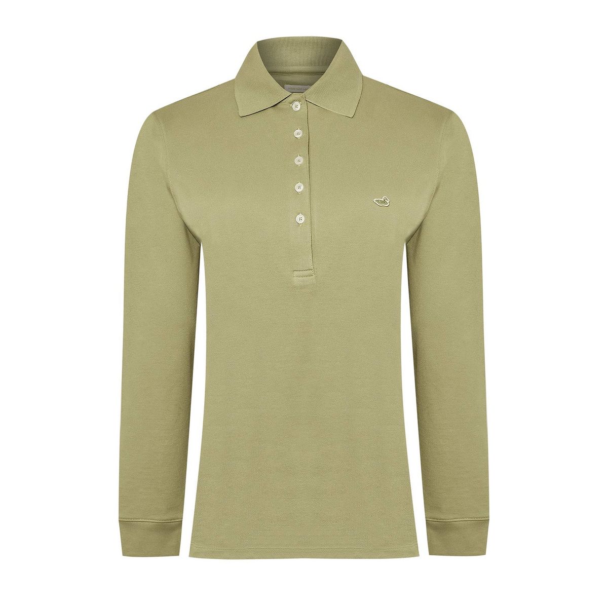 ROCKFORD - Polera Algodón Pima Mujer Godwin Verde ROCKFORD