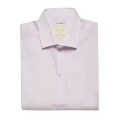 ROCKFORD - Camisa Cuello Italiano Hombre Easyironit Rosa