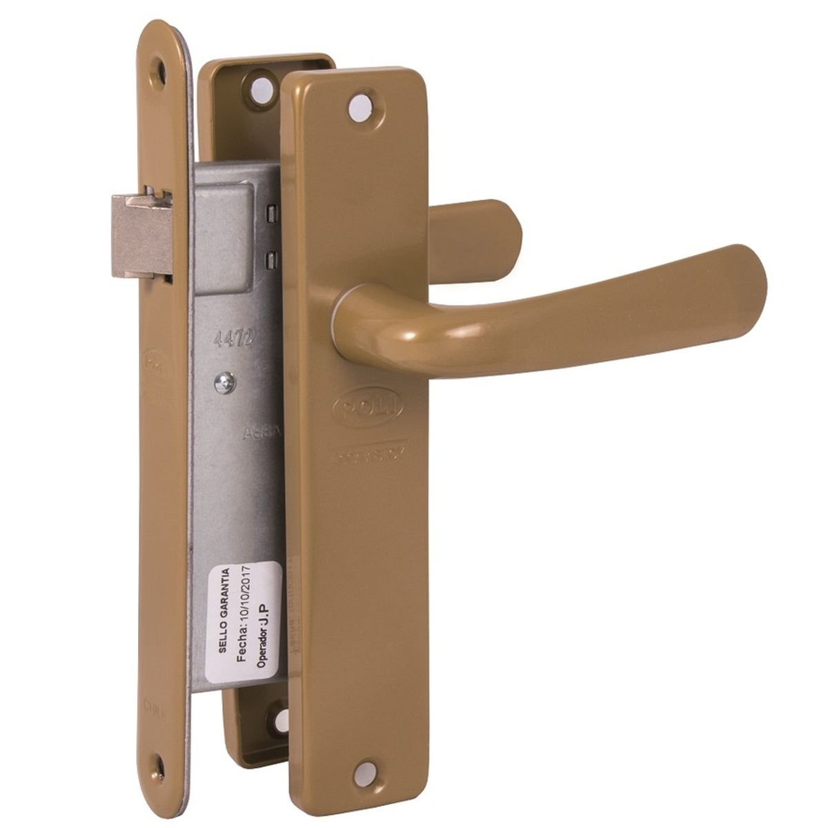 POLI - Cerradura Embutida Clásica Poli B40 Libre Paso