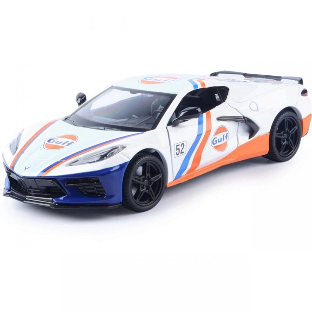 MOTORMAX - MOTORMAX 79664 1-24 2020 CORVETTE C8 WITH GULF LIVERY