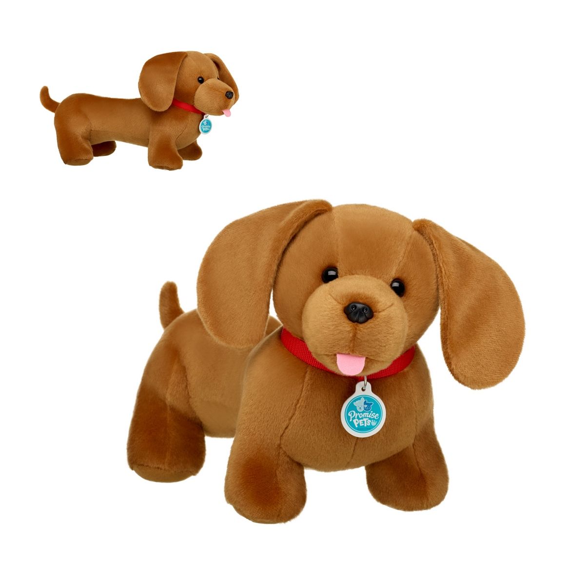 BUILD A BEAR - Peluche perro salchicha Build A Bear suave y abrazable