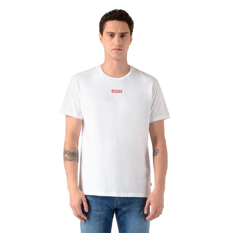 LEVIS - Polera Hombre Graphic Tee Blanco Levis