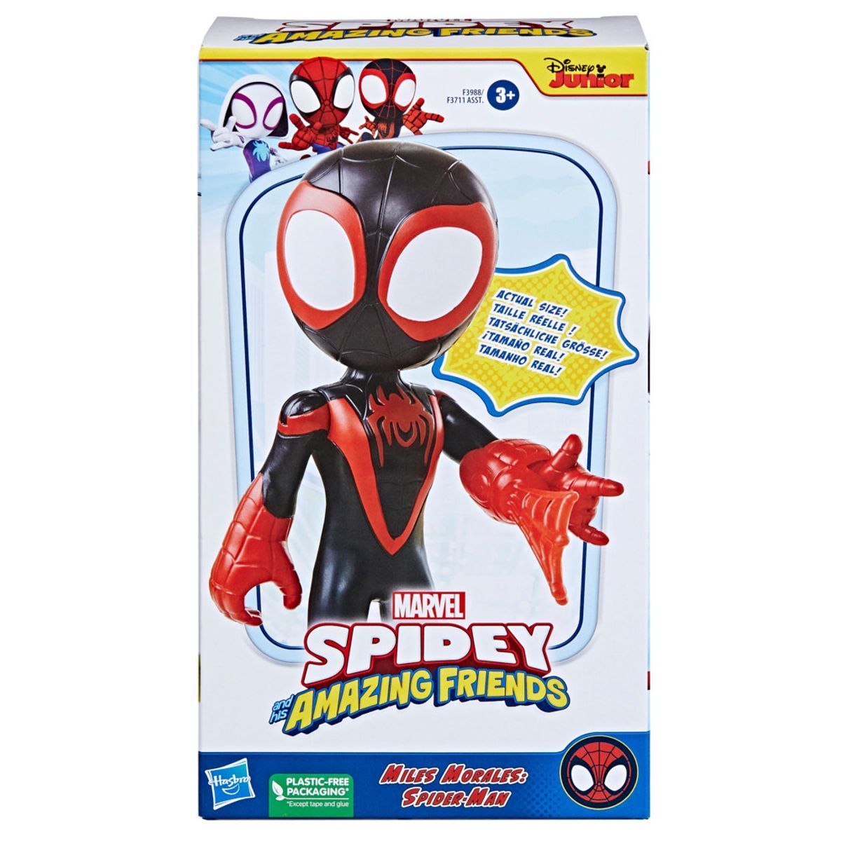 MARVEL - Figura de acción SPIDEY colección mega Miles Morales