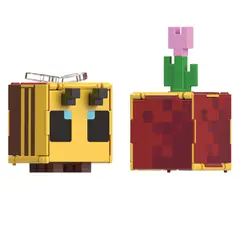 MINECRAFT - Figura de acción colección Flippin Figs abeja