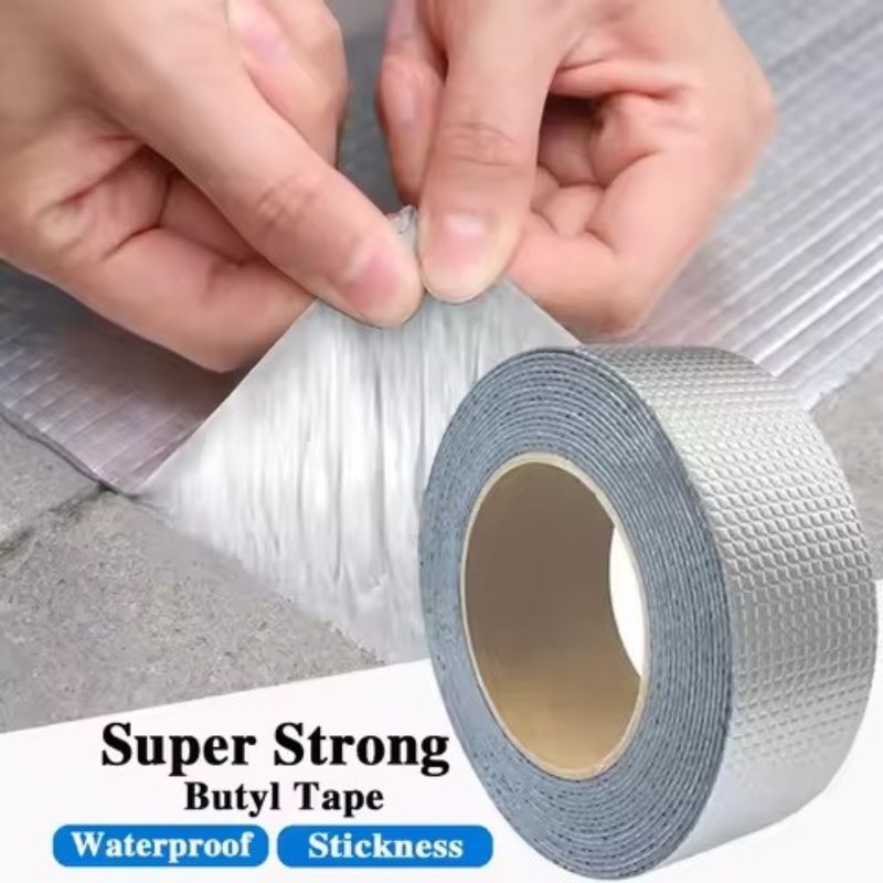 GENERICO - Cinta Sellante de Butilo 50mm x 5m  Impermeable y Adhesiva para Reparaciones