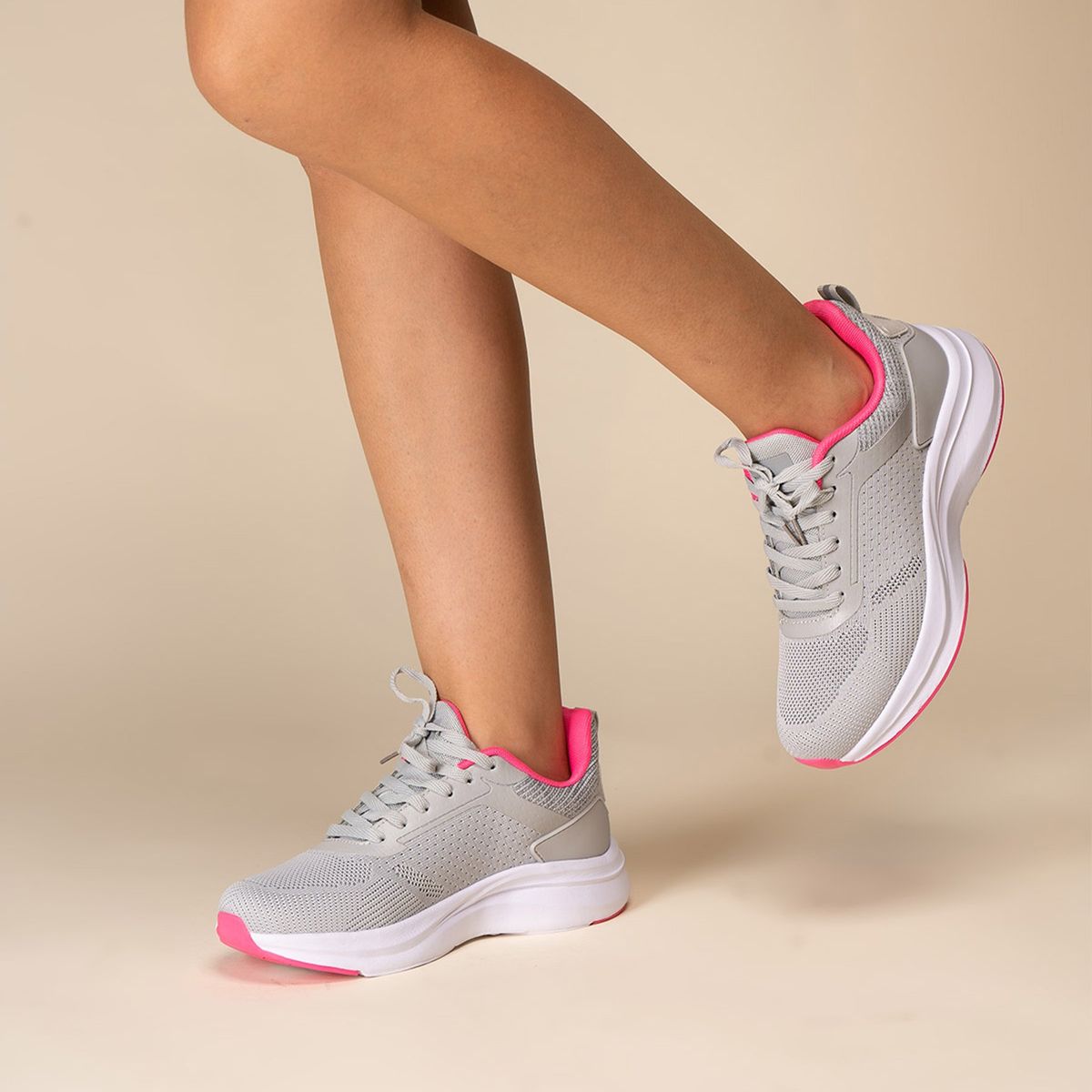 CHINITOWN - Zapatilla Mujer Gris Neole Chinitown