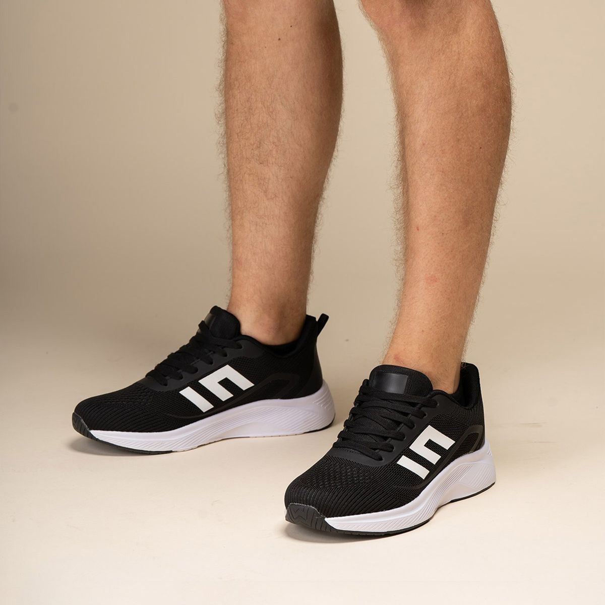 CHINITOWN - Zapatilla Hombre Blanco Negro Flowison Chinitown