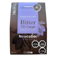 GENERICO - Monedas Chocolate Bitter 72% Cacao Neucober 1kg