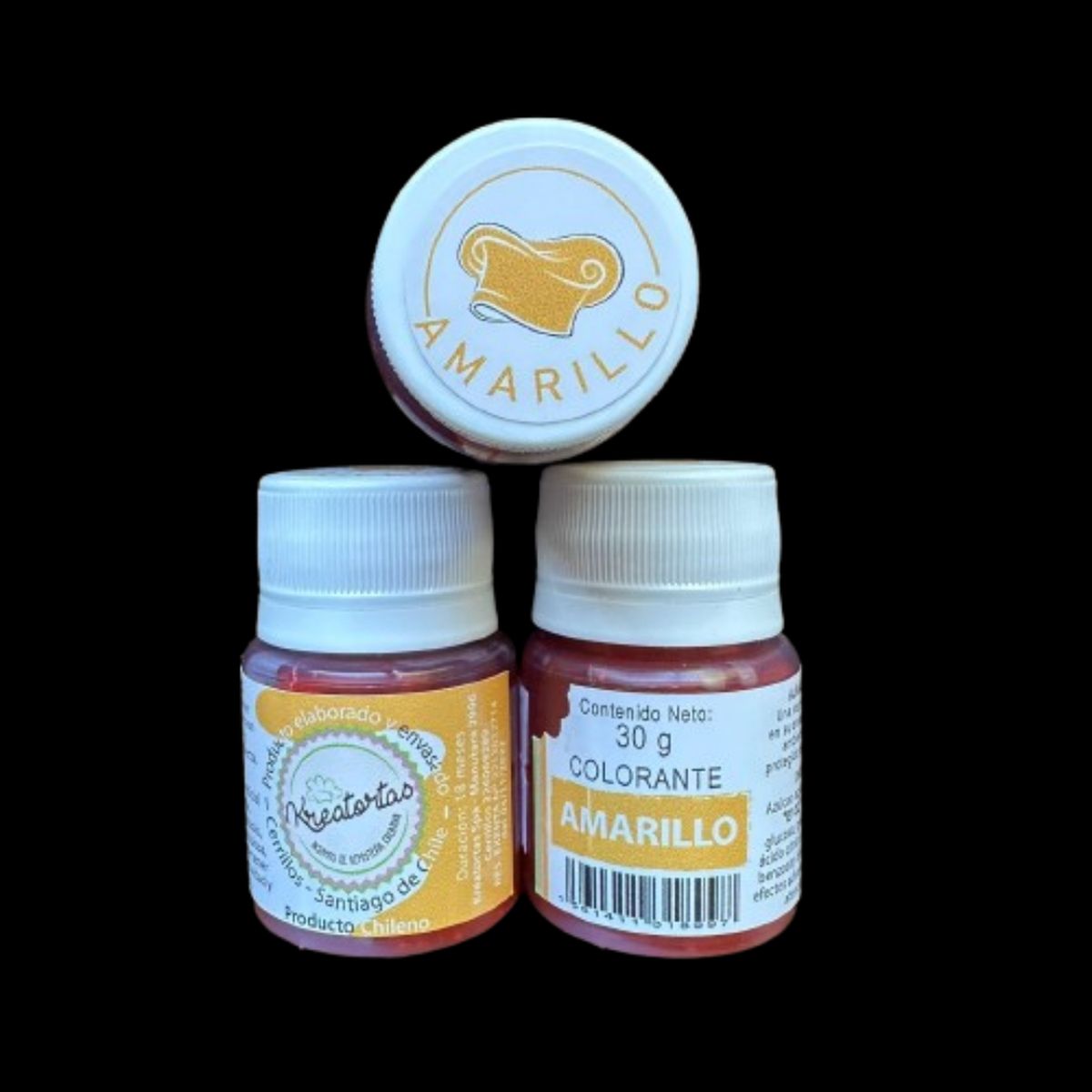 GENERICO - Colorante Gel Amarillo Comestible Reposteria Kreatortas 30g