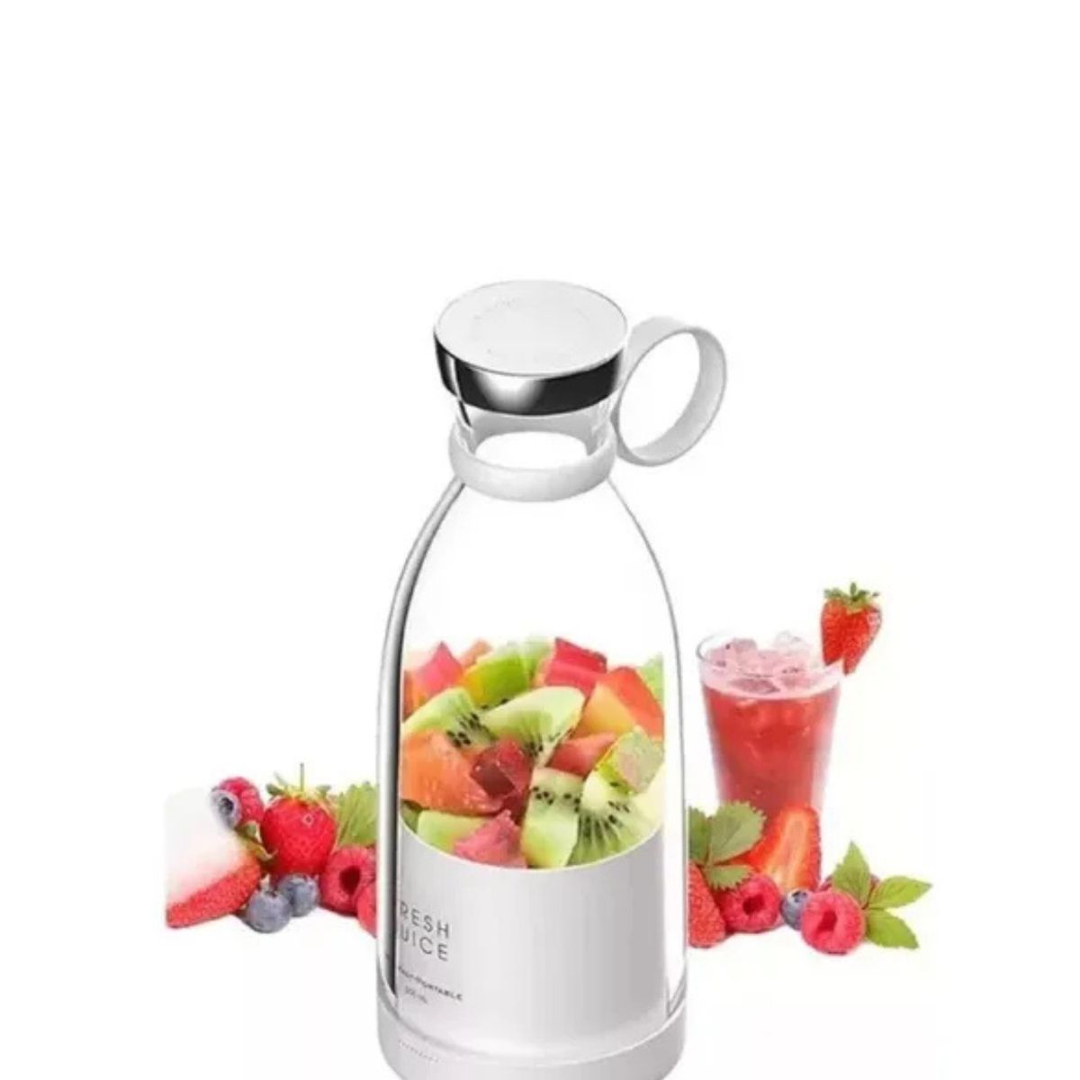 GENERICO - Botella Licuadora Recargable Juguera Batidora Portatil CN