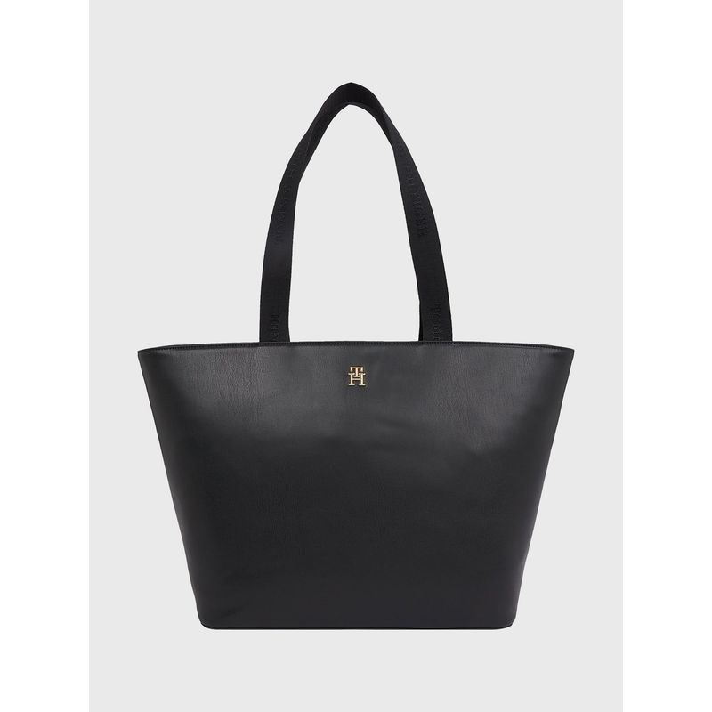 TOMMY HILFIGER - Tote Im Latam Solid Negro Tommy Hilfiger
