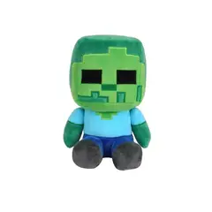 GENERICO - Exclusivo juguete peluche zombie minecraft 25 CM
