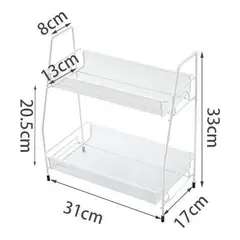 GENERICO - Estante Multifuncional para Baño Cocina y Oficina 31x17x33cm