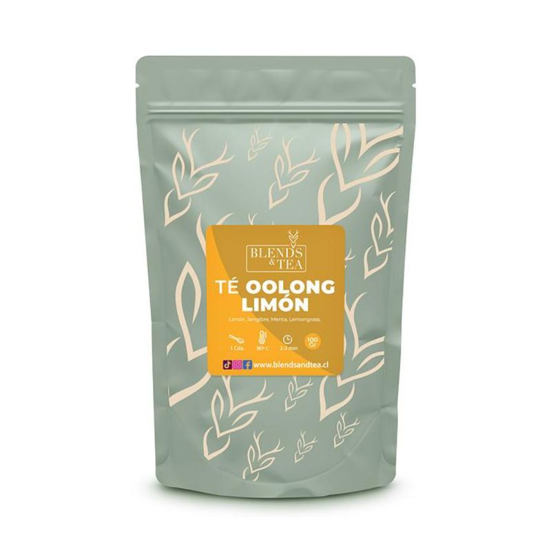 GENERICO - Te Oolong Jengibre Limon 100 gr Blends & Tea - Verde