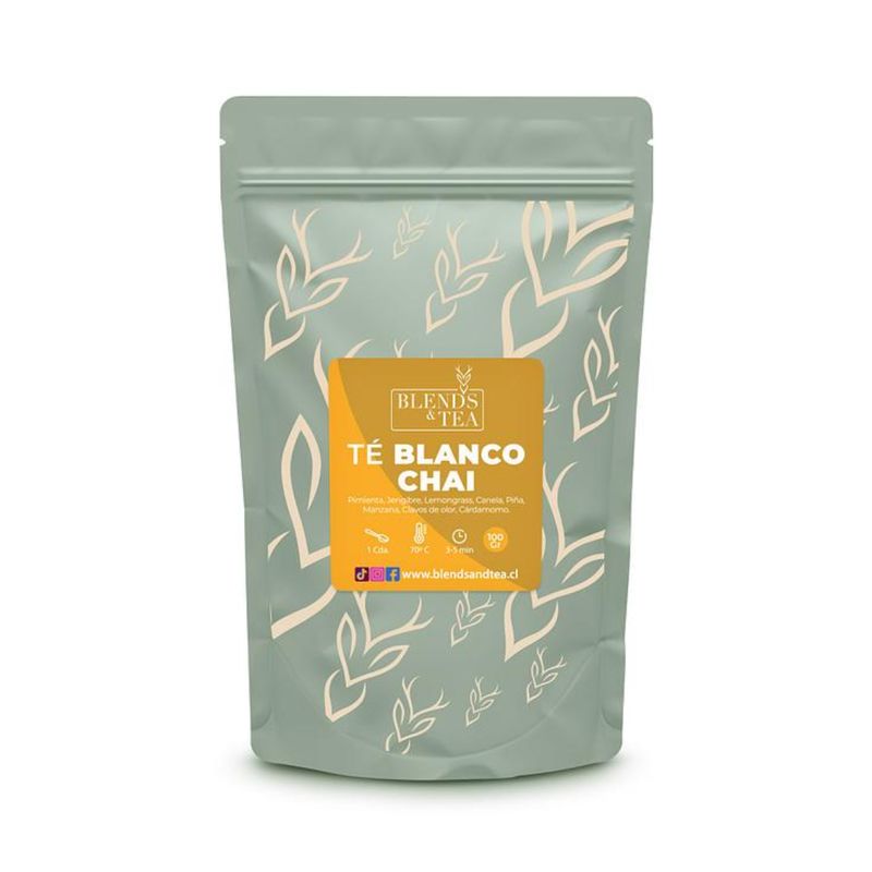 GENERICO - Te Blanco Chai 100 gr Blends & Tea - Verde