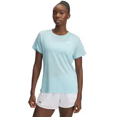 UNDER ARMOUR - Polera Manga Corta Tech Twist Mujer Azul