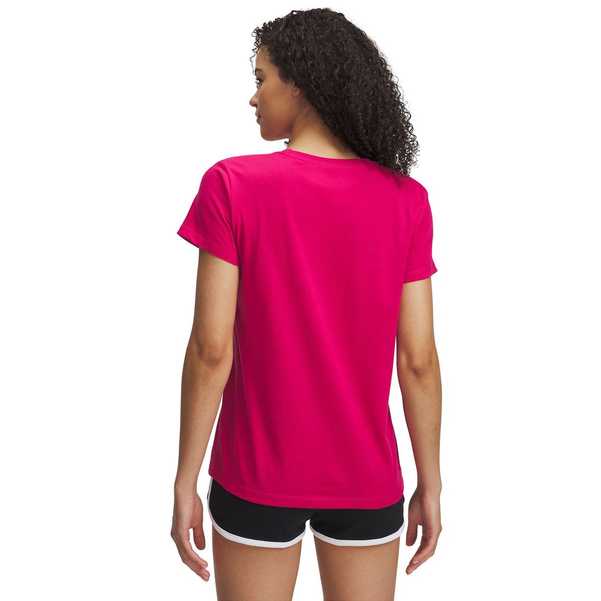 UNDER ARMOUR - Polera Manga Corta UA Rival Mujer Rosa UNDER ARMOUR