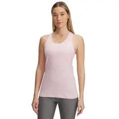 UNDER ARMOUR - Polera Sin Mangas Heatgear Mujer Rosa