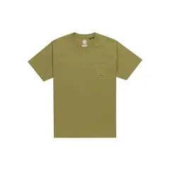 ELEMENT - Polera Manga Corta Hombre Cipher Verde