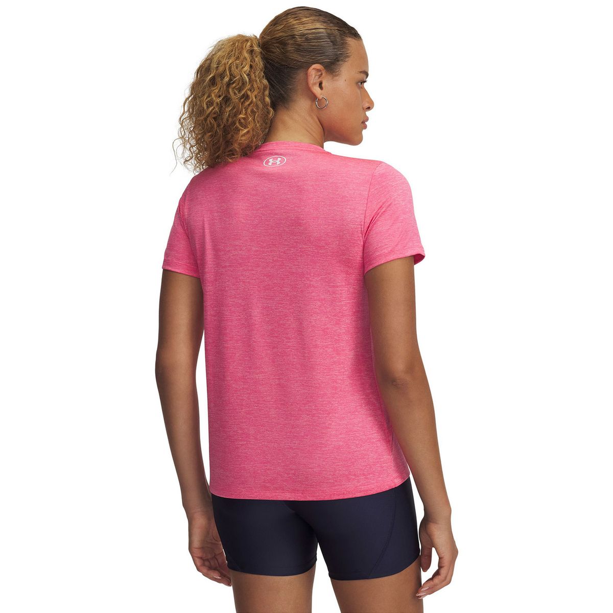 UNDER ARMOUR - Polera Manga Corta Tech Twist Mujer Rosa UNDER ARMOUR