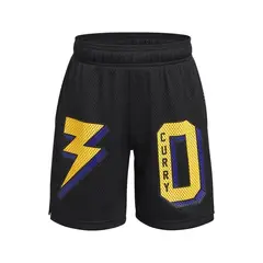 UNDER ARMOUR - Shorts Curry Signature Para Niños Negro