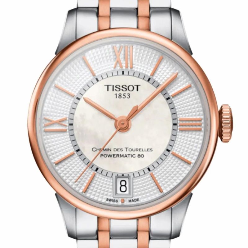 TISSOT - Reloj Tissot Mujer Chemin des Tourelles Automatico T099.207.22.118.02
