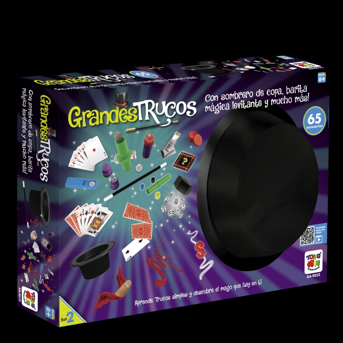 TOYNG - Juego de Magia Grandes Trucos Set 2 (65 Accesorios) - Toyng