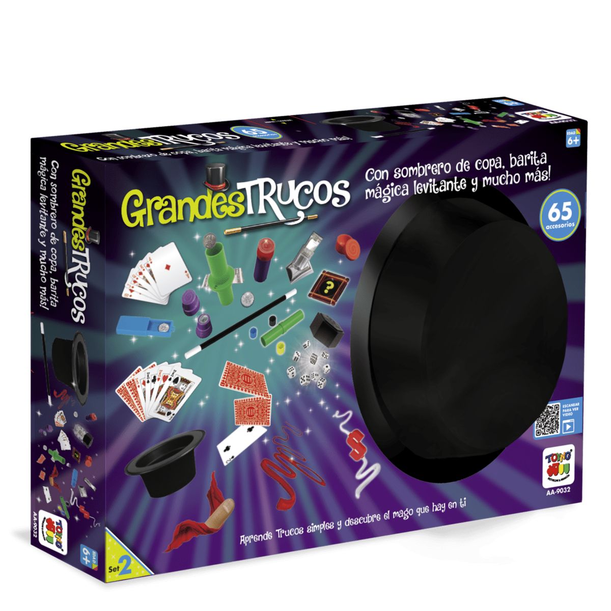 TOYNG - Juego de Magia Grandes Trucos Set 2 (65 Accesorios) - Toyng
